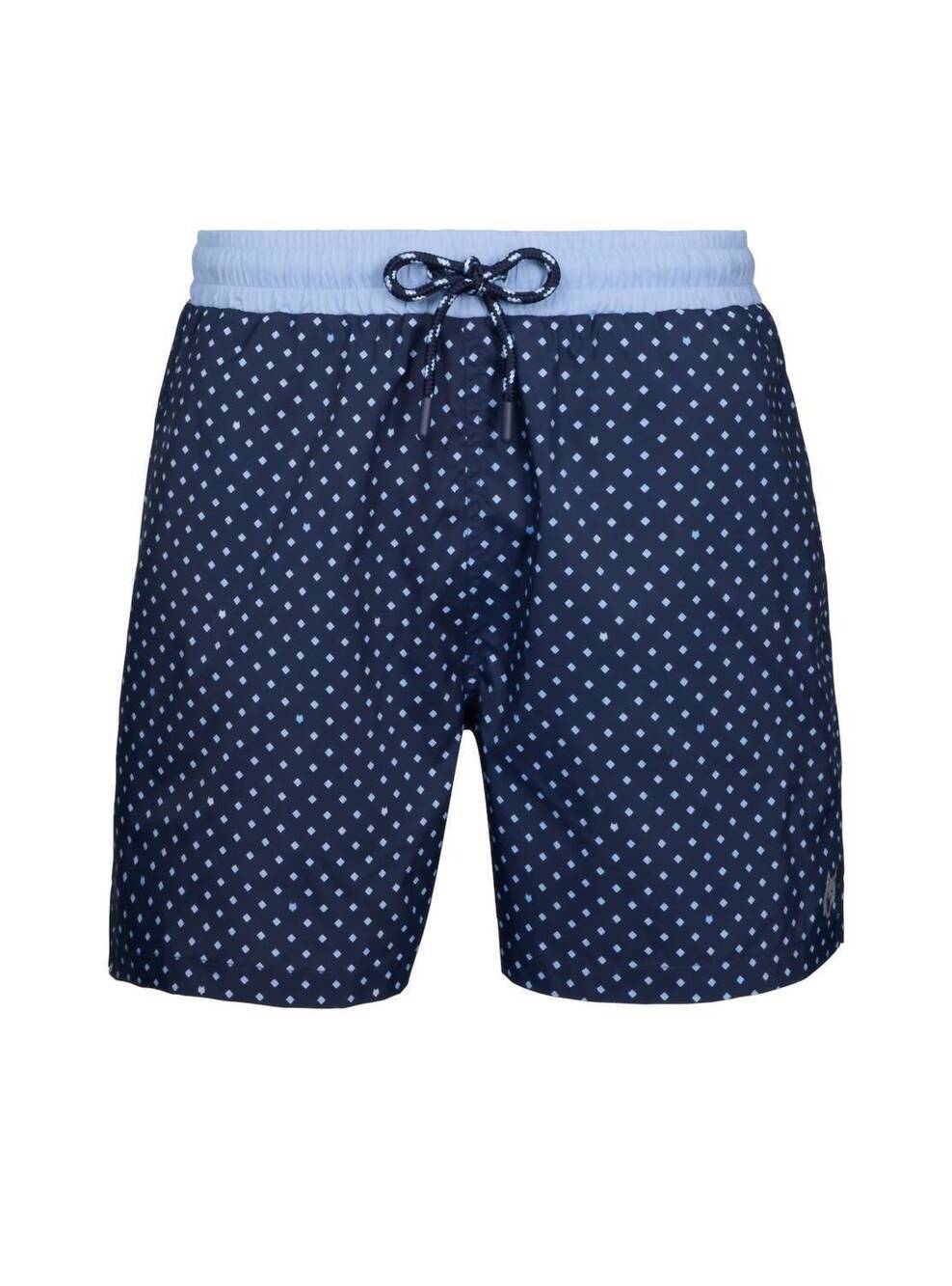 NEW GREYSON CLOTHIERS men's g squared torch swim shorts in maltese blue
